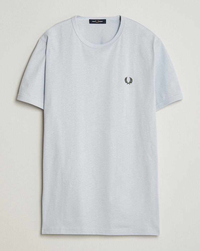 Fred Perry Ringer T-Shirt Dusky Blue – Sininen