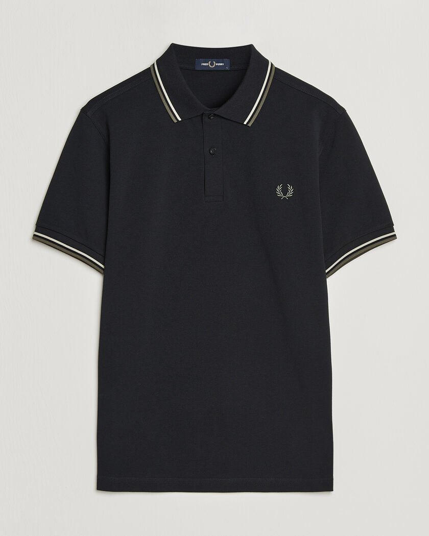 Fred Perry Twin Tipped Polo Shirt Black – Musta