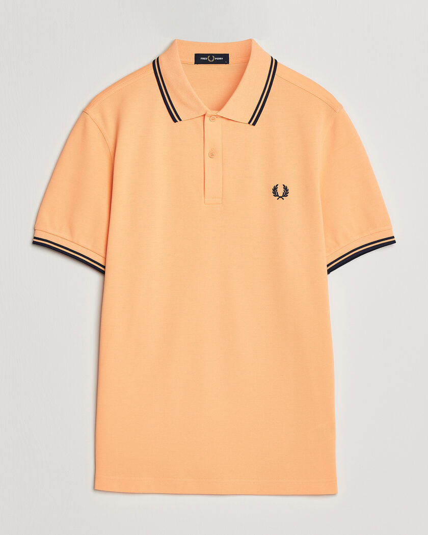 Fred Perry Twin Tipped Polo Shirt Peach – Oranssi