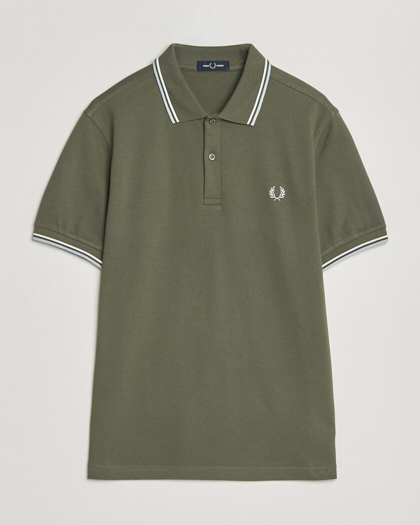 Fred Perry Twin Tipped Polo Shirt Laurel Wreath Green – Vihreä