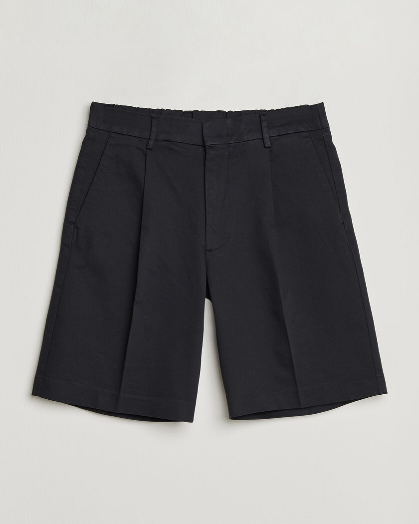 NN07 Kay Relaxed Fit Cotton Drawstring Shorts Navy Blue – Sininen