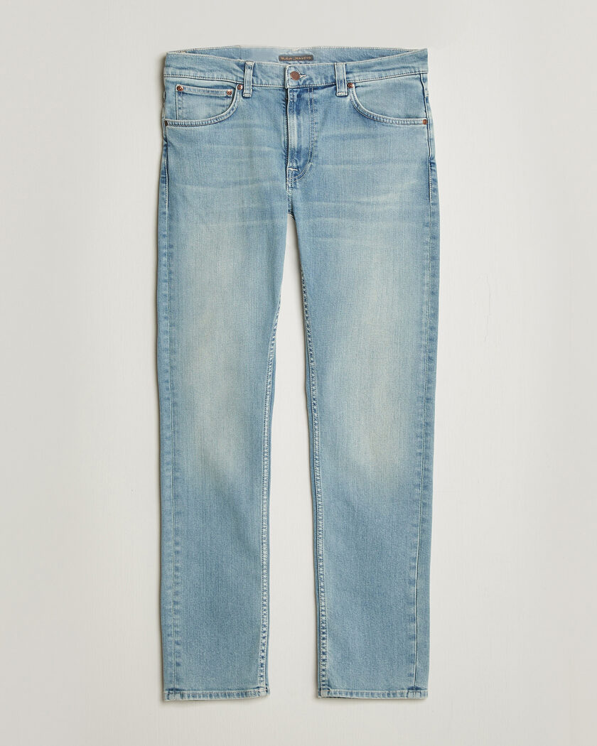 Nudie Jeans Lean Dean Jeans Shallow Sea – Sininen