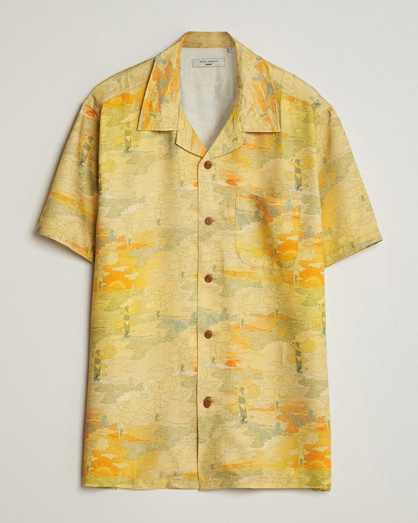 Nudie Jeans Arvid Hawaii Shirt Drift Away – Monivärinen