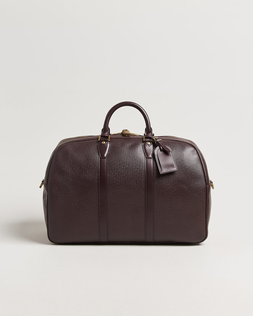 Louis Vuitton Pre-Owned Taiga Kendall Weekend Bag PM Burgundy – Punainen