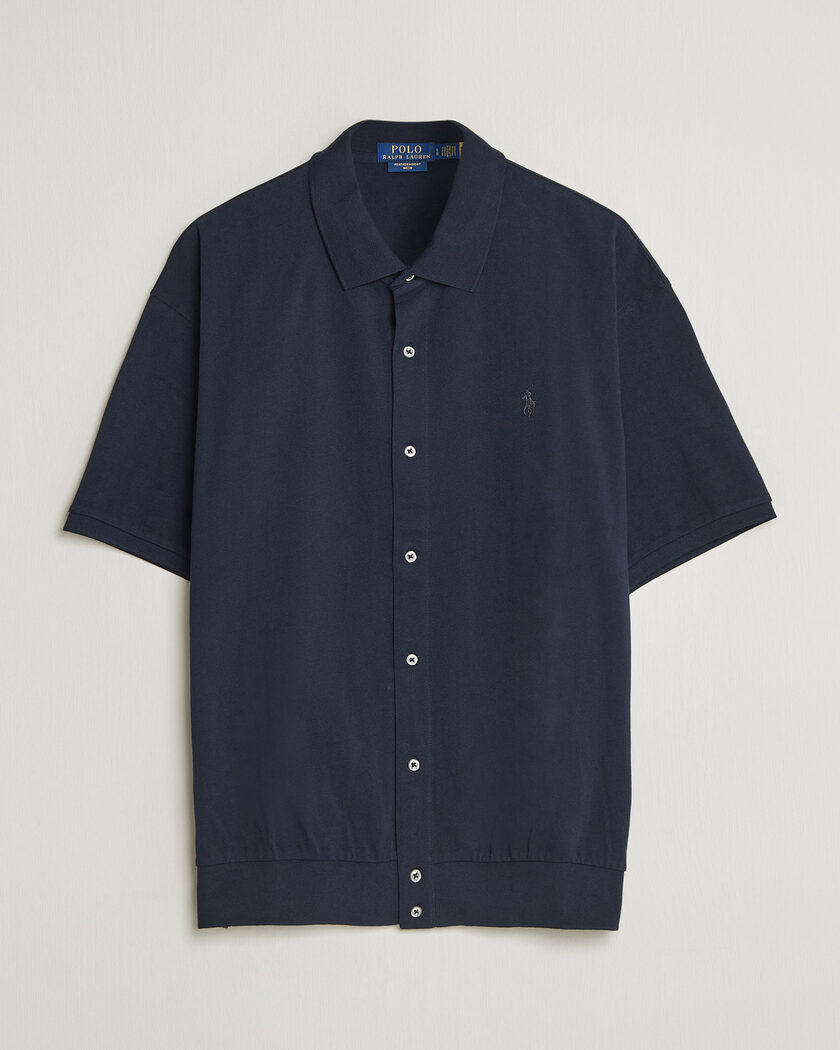 Polo Ralph Lauren Buttoned Polo Aviator Navy – Sininen