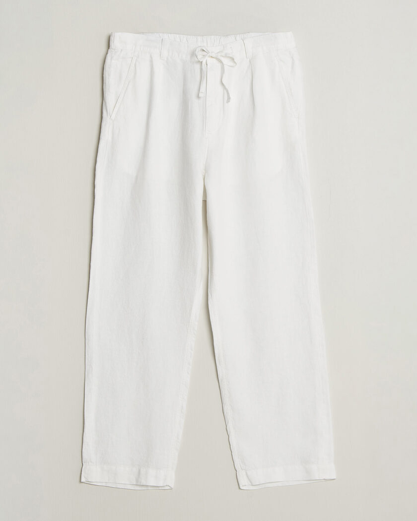 Polo Ralph Lauren Easy Fit Pleated Trousers Ceramic White – Valkoinen