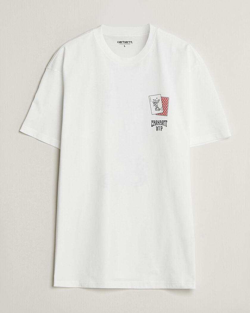 Carhartt WIP Playing Cards T-Shirt White – Valkoinen