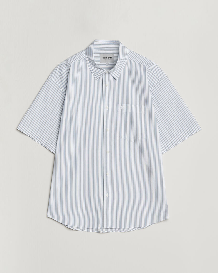 Carhartt WIP Short Sleeve Keene Cotton/Poplin Shirt White – Monivärinen