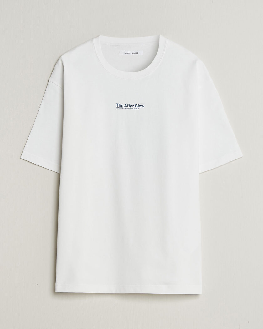 Samsøe Samsøe Uni Printed T-shirt White – Valkoinen