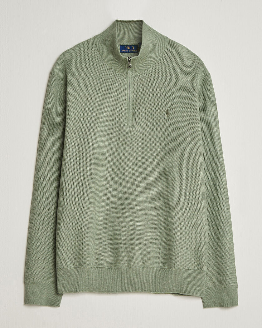 Polo Ralph Lauren Textued Half-Zip Fern Green Heather – Vihreä
