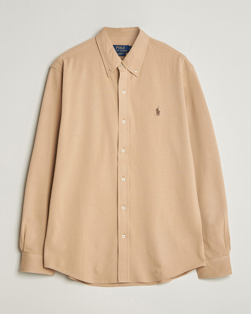 Polo Ralph Lauren Featherweight Mesh Shirt Vintage Khaki – Ruskea