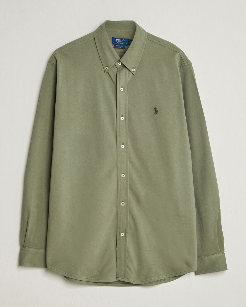 Polo Ralph Lauren Featherweight Mesh Shirt Cruise Olive – Vihreä