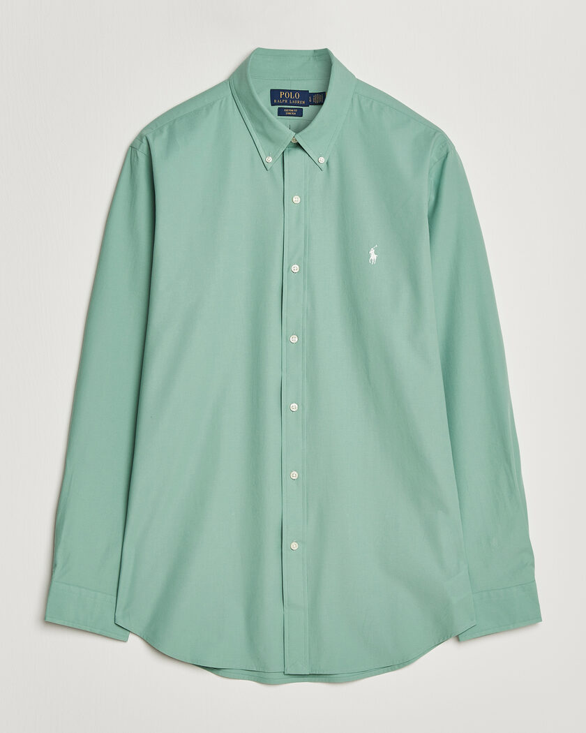 Polo Ralph Lauren Custom Fit Poplin Shirt Faded Mint – Vihreä