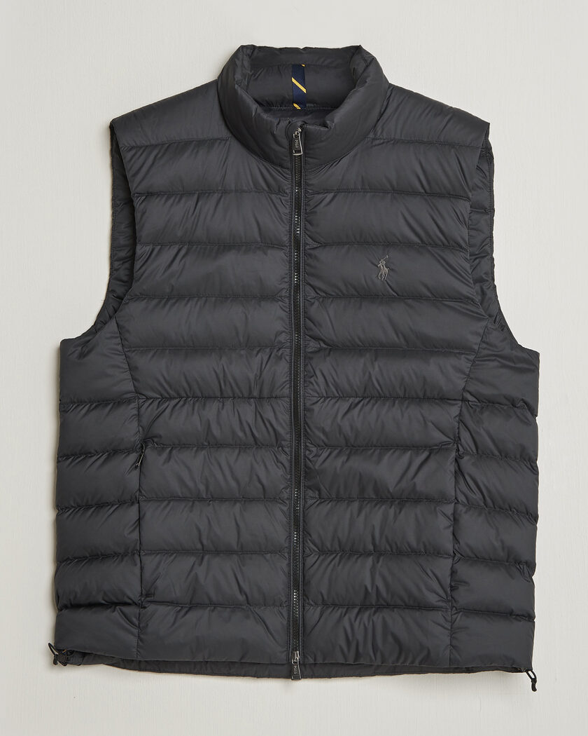 Polo Ralph Lauren Quilted Matt Vest Polo Black – Musta
