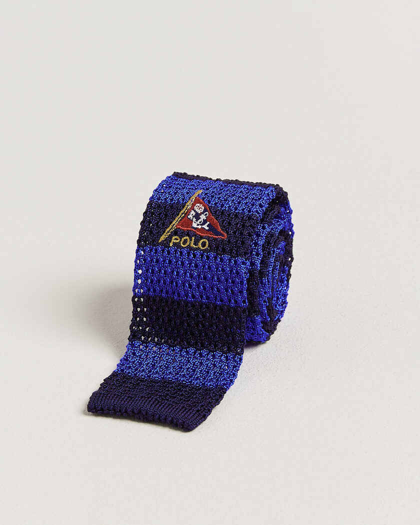 Polo Ralph Lauren Club Stripe Naval Tie Navy/Black – Musta