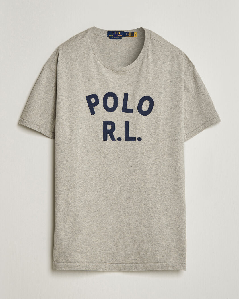 Polo Ralph Lauren Polo RL Tee Dark Sport Heather – Harmaa