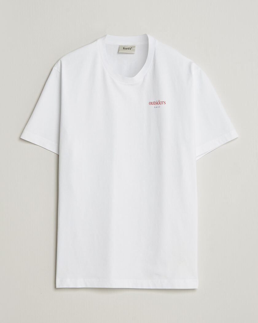 Forét To Do Back Print T-Shirt White – Valkoinen