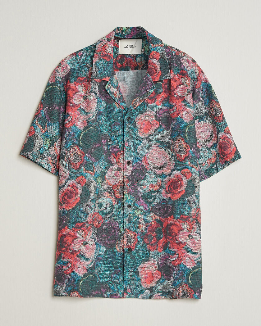 LES DEUX Bouquet AOP Short Sleeve Shirt Multi – Monivärinen