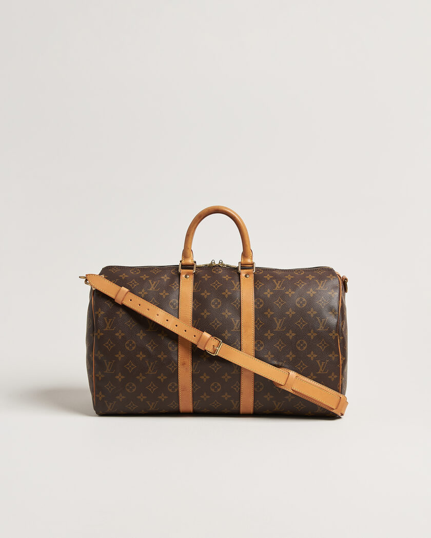Louis Vuitton Pre-Owned Keepall Bandouliére 45 Monogram – Ruskea