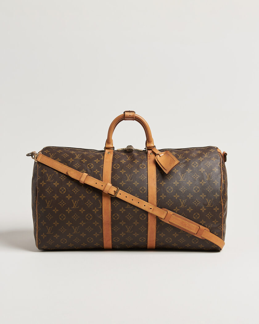 Louis Vuitton Pre-Owned Keepall Bandouliére 55 Monogram – Ruskea