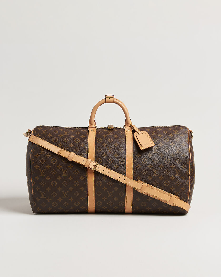 Louis Vuitton Pre-Owned Keepall Bandouliére 55 Monogram – Ruskea