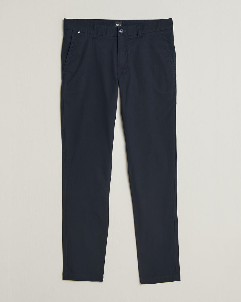 BOSS BLACK Kaiton Structured Chinos Dark Blue – Sininen