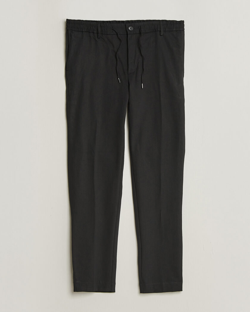 BOSS BLACK Kane Drawstring Trousers Black – Musta