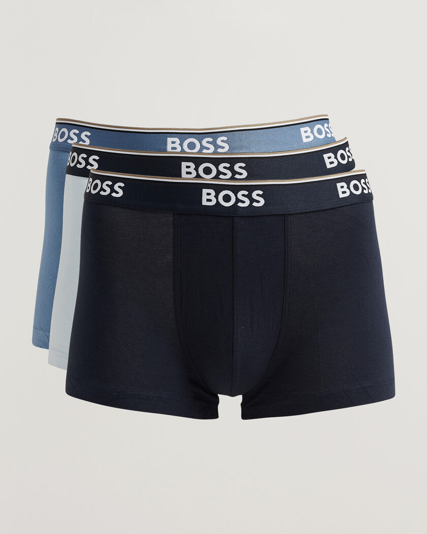 BOSS BLACK 3-Pack Trunk Navy/Blue/Light Blue – Sininen