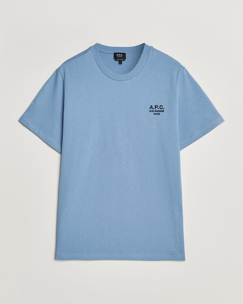 A.P.C. Rue Madame T-Shirt Light Blue – Sininen