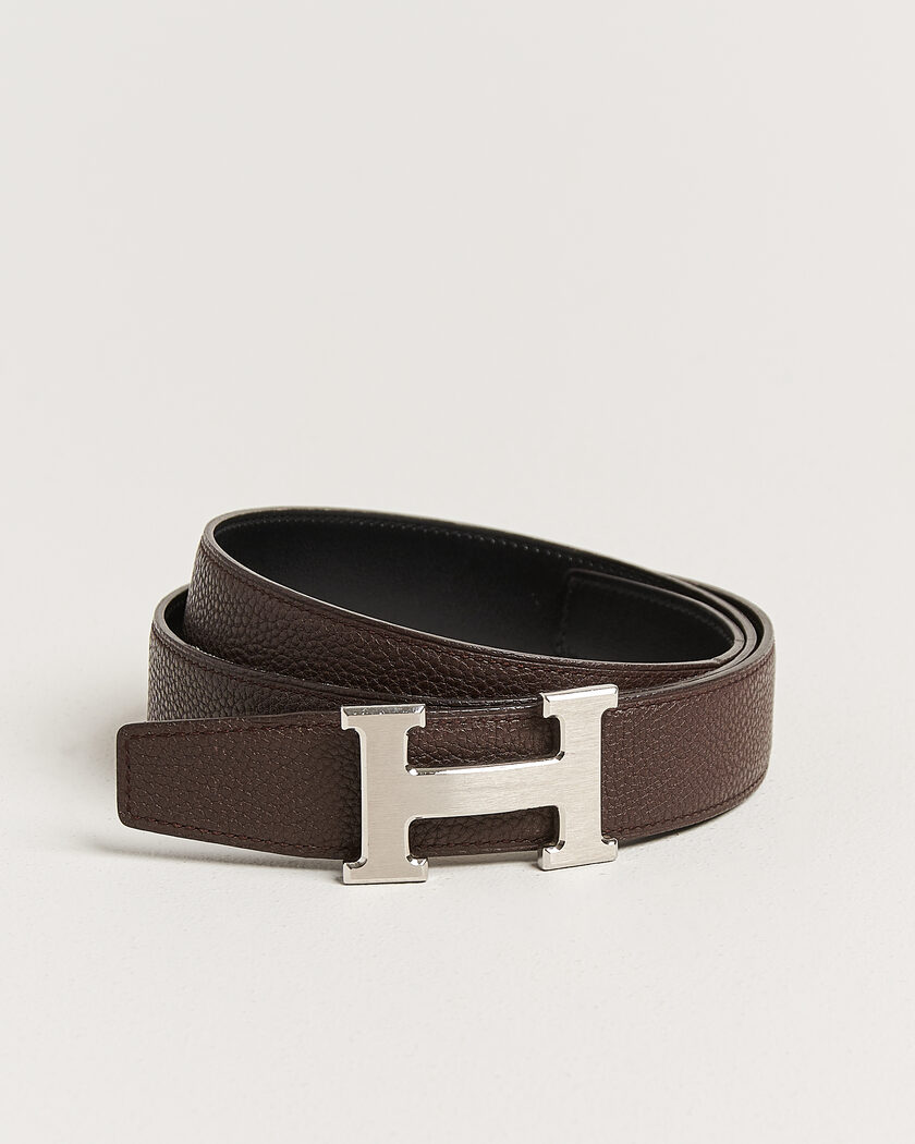 Hermès Pre-Owned Constance Reversible Belt 90 Brown/Black – Ruskea