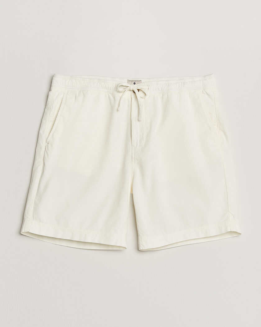 Morris Fenix Summer Cord Shorts Off White – Valkoinen
