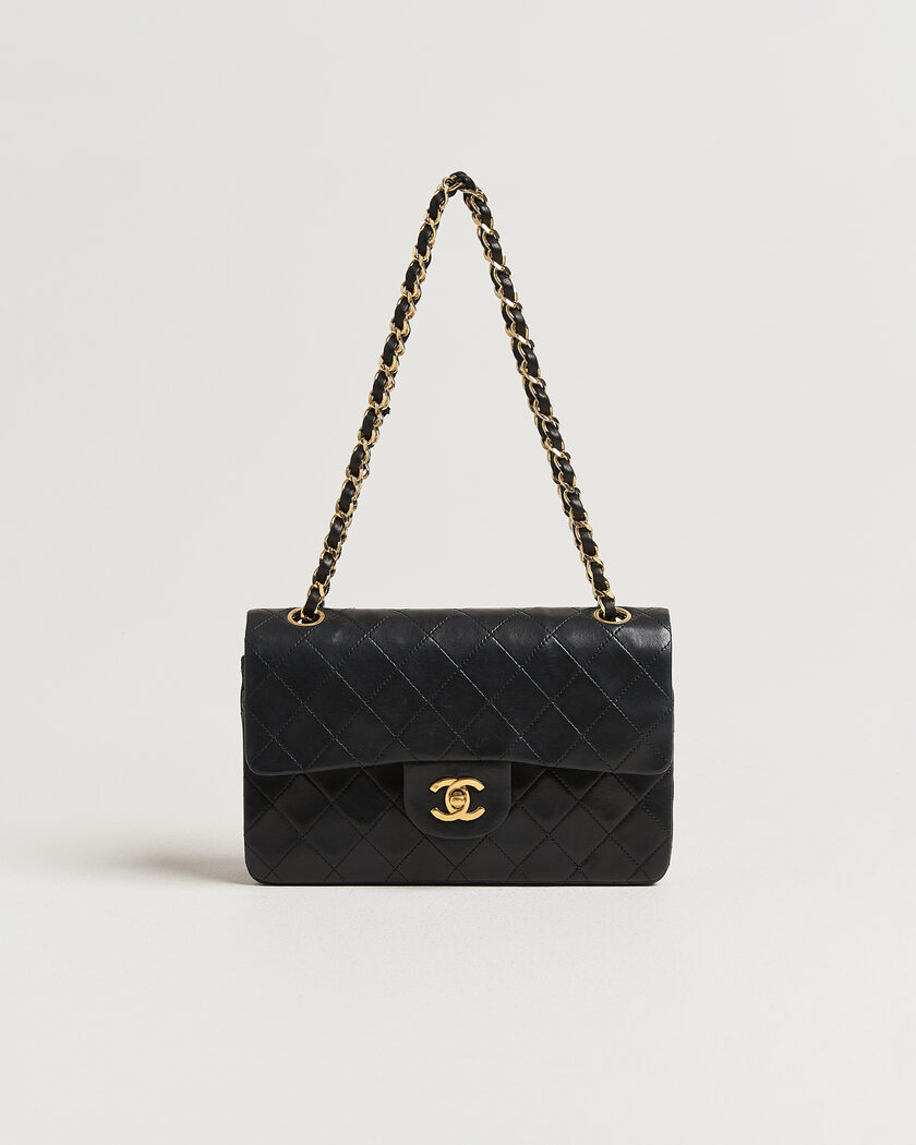 Chanel Pre-Owned Classic Small Double Flap Bag Black – Musta