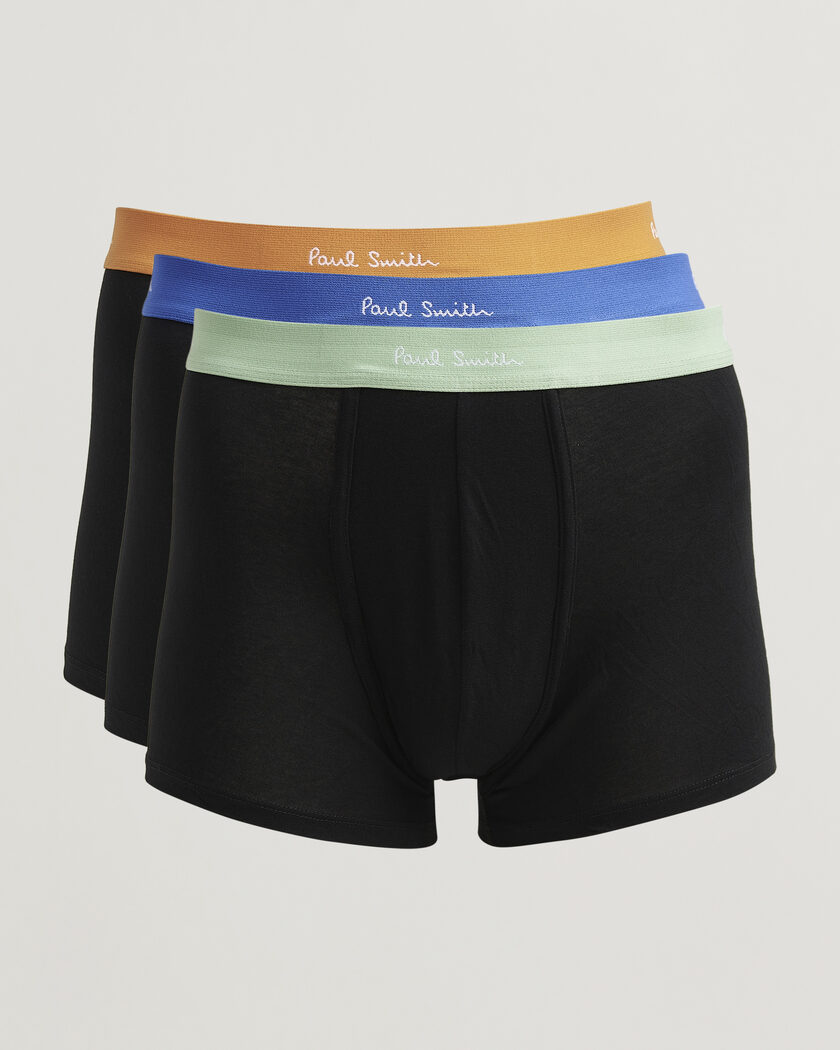 Paul Smith 3-Pack Trunk Black – Musta
