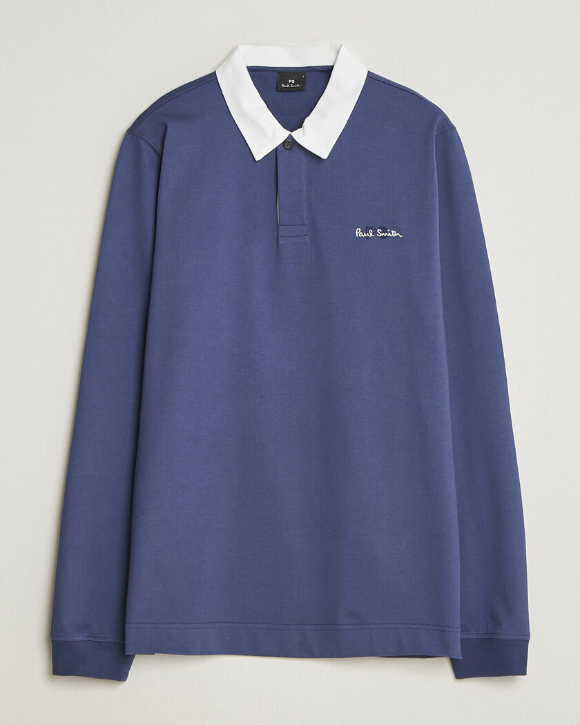 PS Paul Smith Organic Cotton Rugger Blue – Sininen