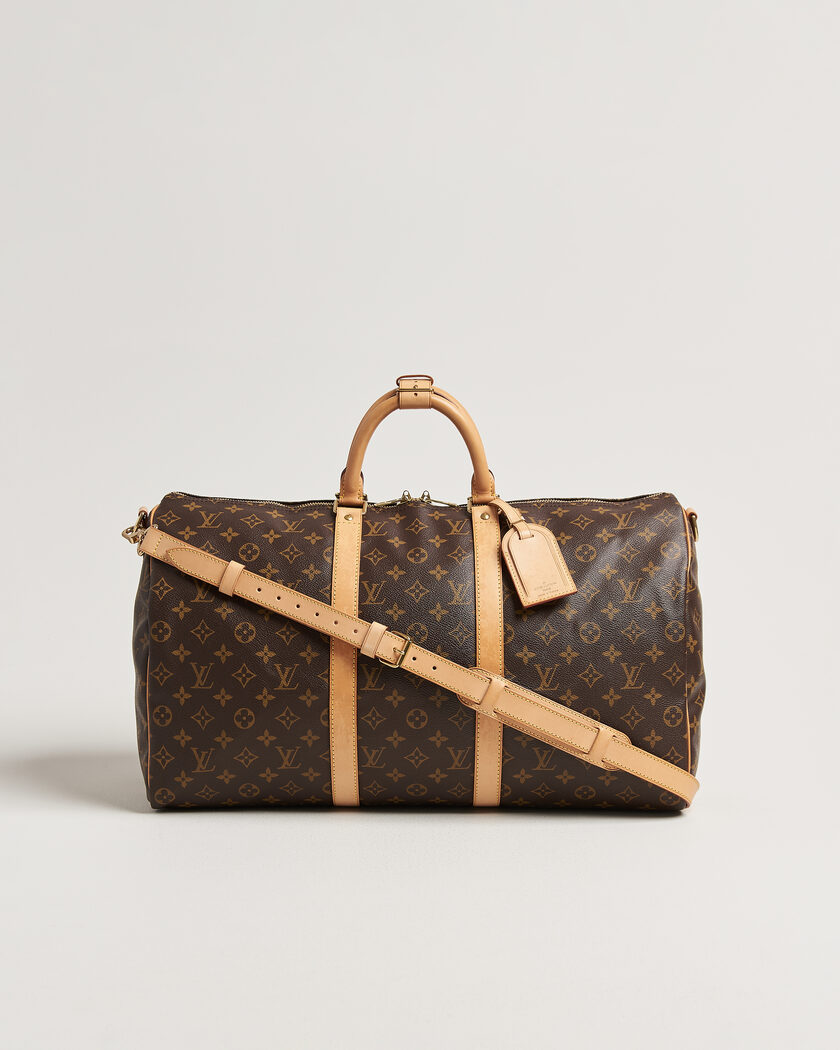 Louis Vuitton Pre-Owned Keepall 50 Bandouliére Monogram – Ruskea