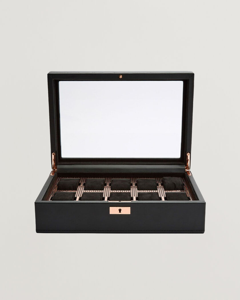 WOLF Axis 10-Piece Watch Box Copper – Musta