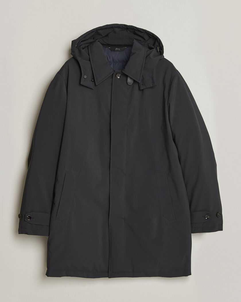 Brioni Performa Down Coat Navy – Sininen