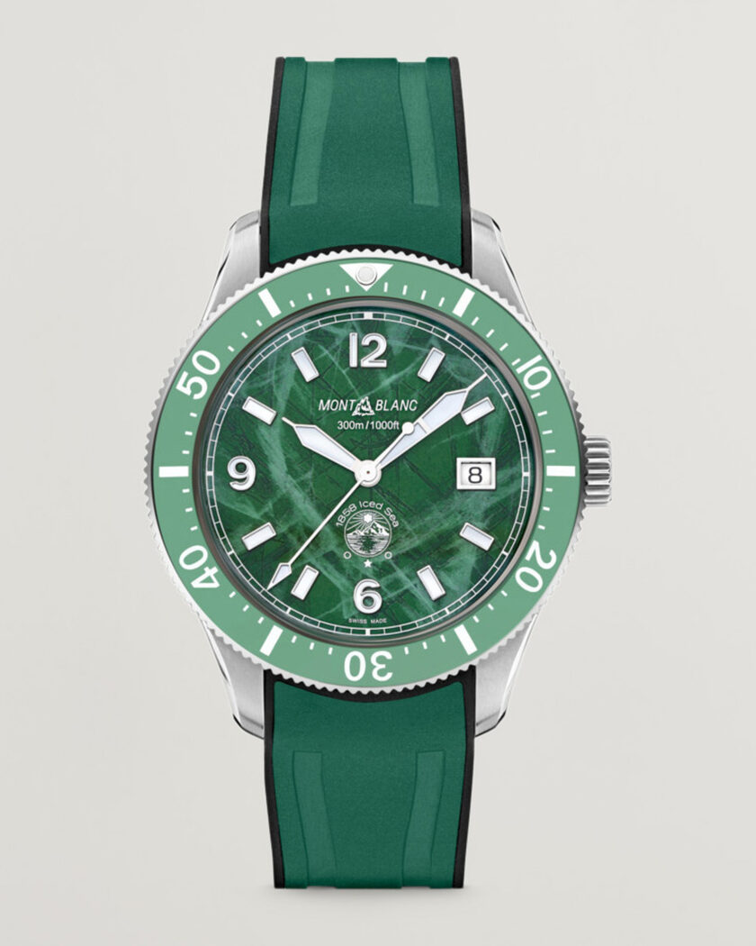 Montblanc Iced Sea Automatic Date Rubber Strap Green – Vihreä