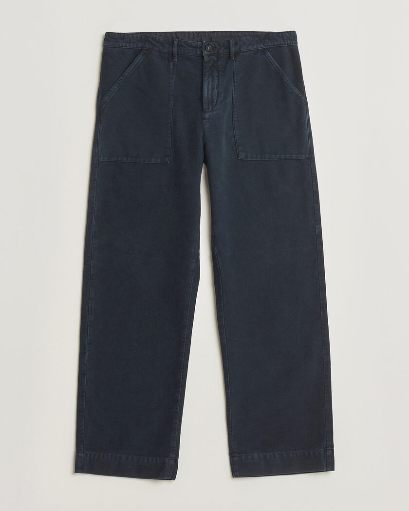 Massimo Alba Regata Moleksine Pants Navy – Sininen