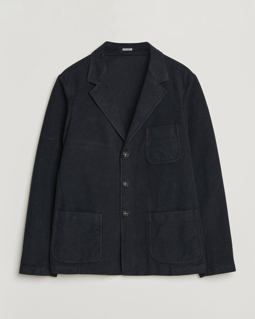Massimo Alba Baglietto Moleskine Jacket Navy – Sininen