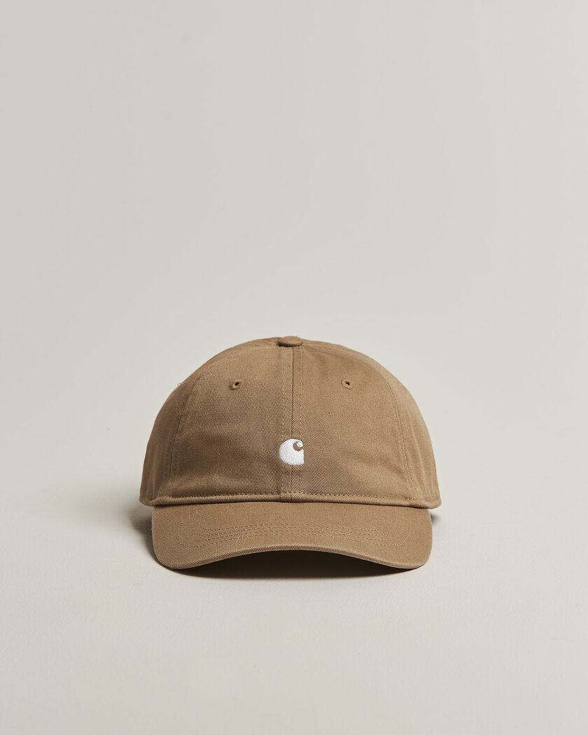 Carhartt WIP Madison Logo Cap Leather – Ruskea