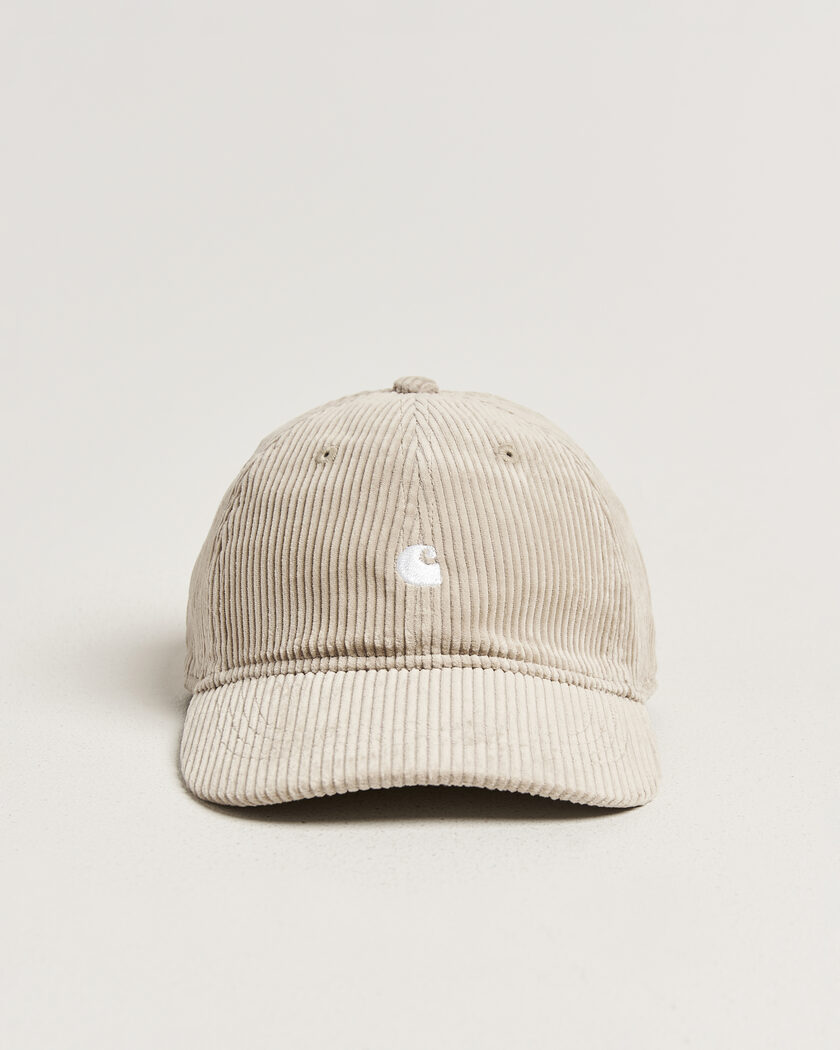  Carhartt WIP Harlem Cord Cap Wall – Valkoinen