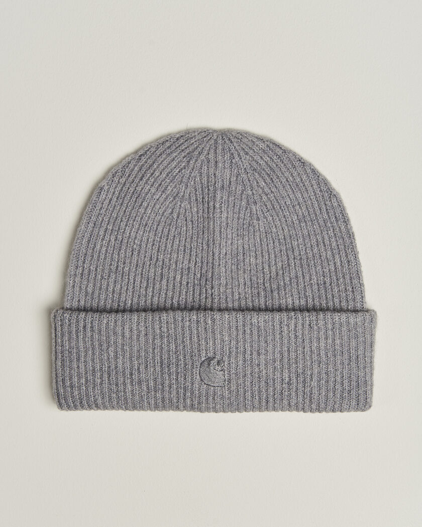 Carhartt WIP Curtis Tonal Logo Beanie Shady Grey – Harmaa