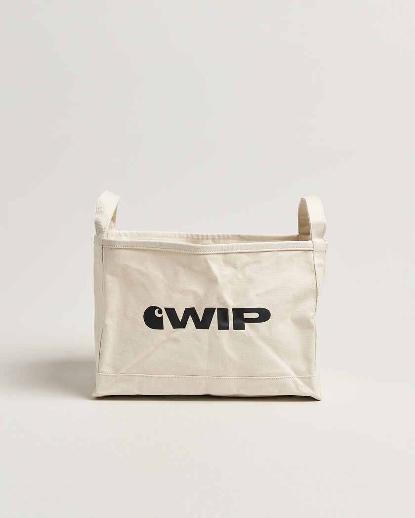 Carhartt WIP Whip Magazine Canvas Basket Natural – Valkoinen