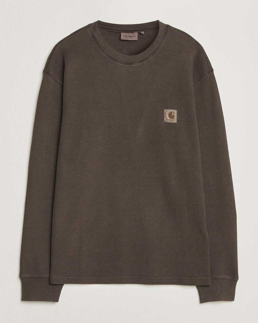 Carhartt WIP Long Sleeve Waffle T-Shirt Tobacco – Ruskea
