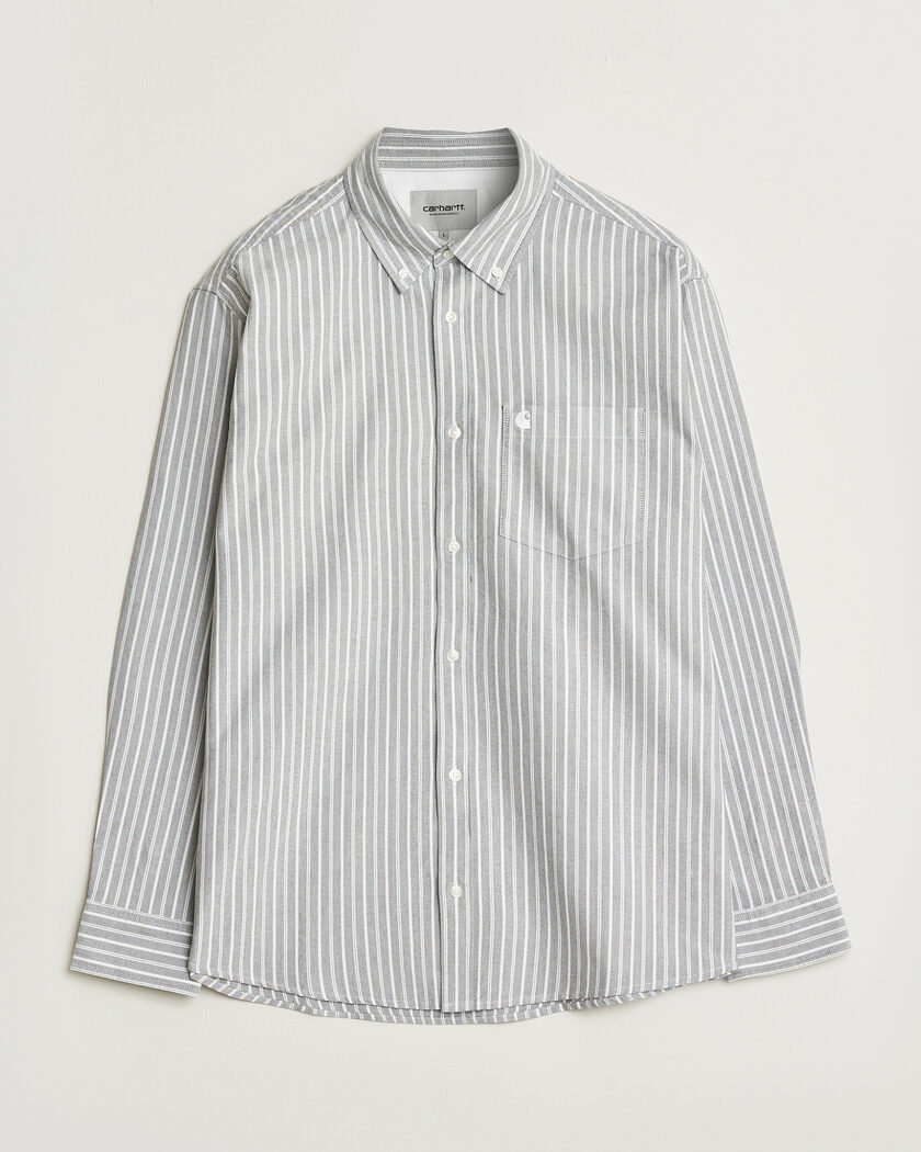 Carhartt WIP Canan Striped Oxford Shirt Black – Musta
