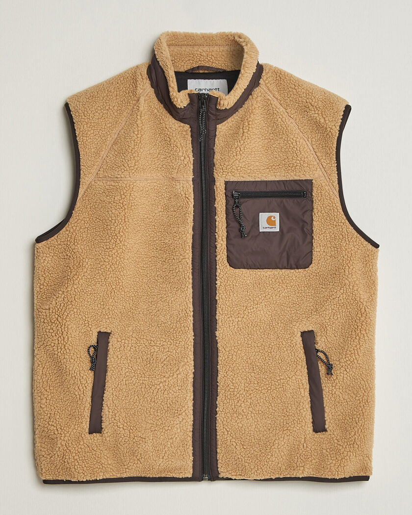 Carhartt WIP Prentis Pile Vest Tobacco – Ruskea