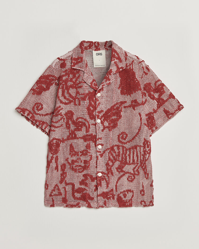 OAS Arcano Cuba Short Sleeve Shirt Red – Punainen