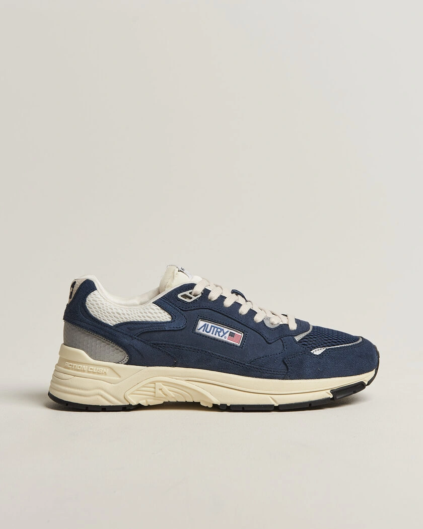 Autry Hyperway Low Suede Running Sneaker Navy – Sininen