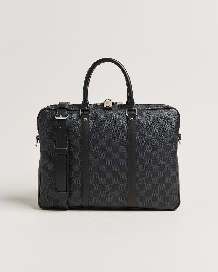Louis Vuitton Pre-Owned Porte Documents Damier Graphite – Harmaa